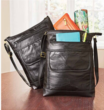Leather Cross body Handbag - HB499